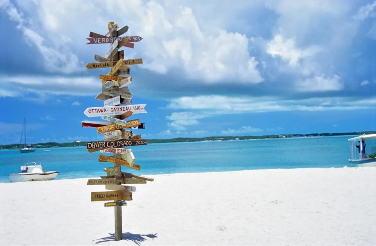 Wo geht\'s hier zum Strand? Per Billgflieger in die Ferne