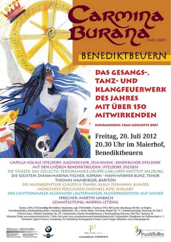 Bild: Carmina Burana Open Air im Kloster Benediktbeuern