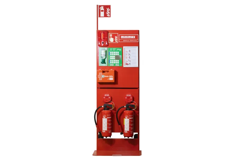 Bild: Minimax erweitert Produktportfolio um mobile Brandschutzstation