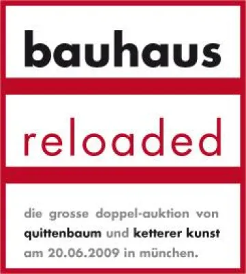 90 Jahre Bauhaus - Zwei Auktionshäuser veranstalten erstmals eine gemeinsame Sonderauktion Bild: 90 Jahre Bauhaus - Zwei Auktionshäuser veranstalten erstmals eine gemeinsame Sonderauktion