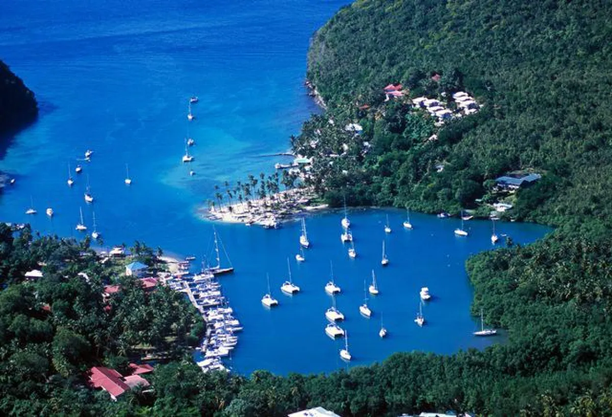 Marigot Bay auf Saint Lucia
