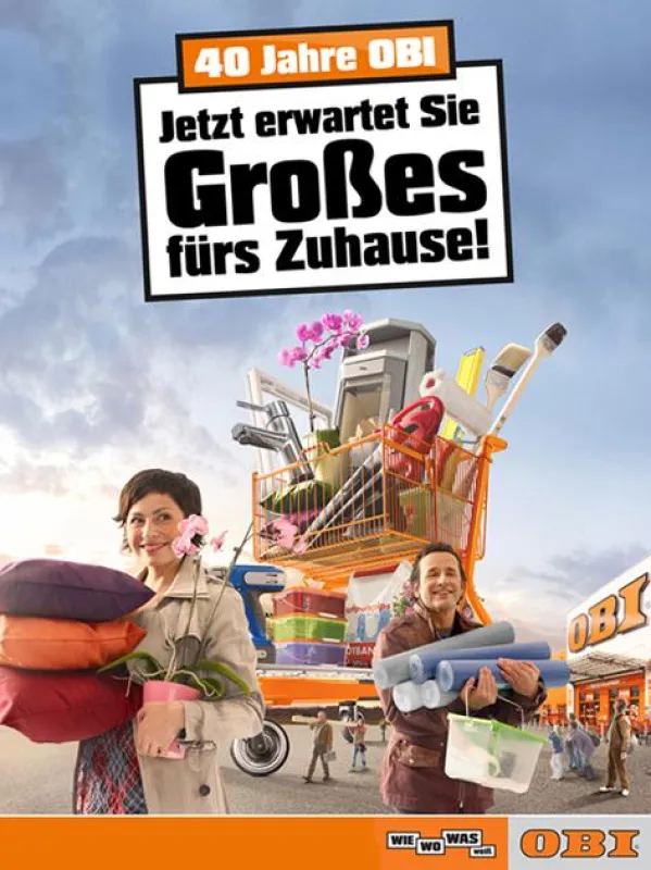 40 Jahre OBI - jetzt erwartet Sie Großes fürs Zuhause