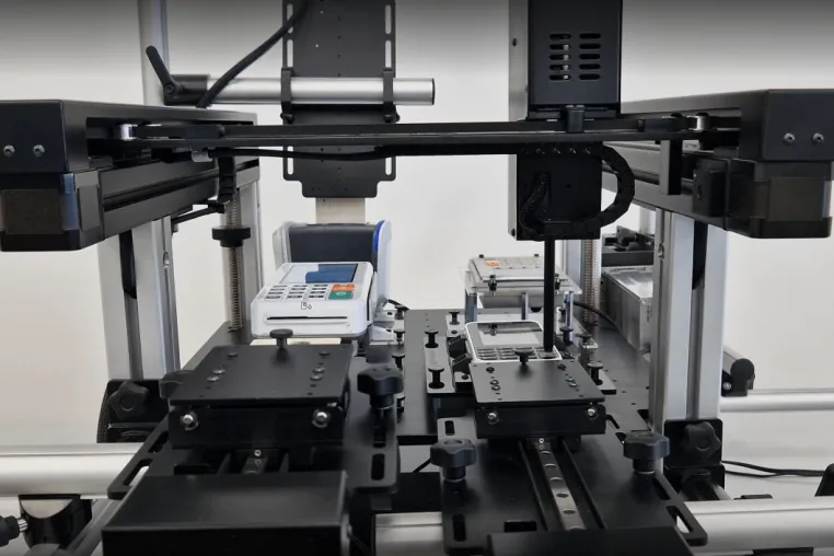 Neuer Robot T4 für EFT/POS Terminal Tests von Abrantix auf dem Markt Bild: Neuer Robot T4 für EFT/POS Terminal Tests von Abrantix auf dem Markt