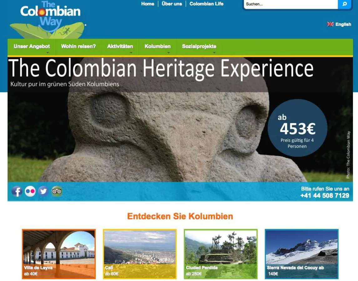 Kolumbien-Reisen und Rundreisen durch das südamerikanische Land