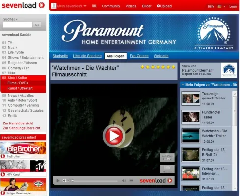 Bild: sevenload und Paramount präsentieren exklusiv die ersten fünf Minuten aus der DVD "Watchmen – Die Wächter"