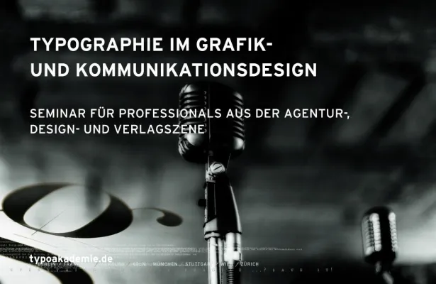 Bild: Typographieseminar für Professionals aus der Design-, Werbe- und Verlagszene