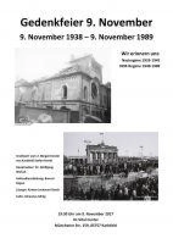 9. November Gedenkfeier Karlsfeld