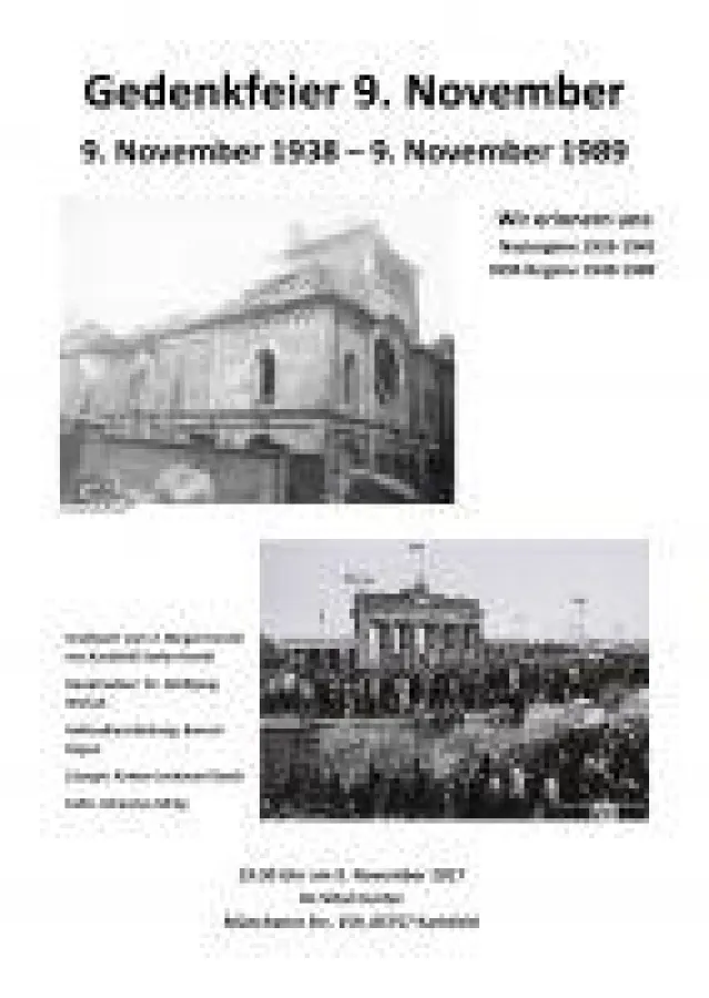 9. November Gedenkfeier Karlsfeld