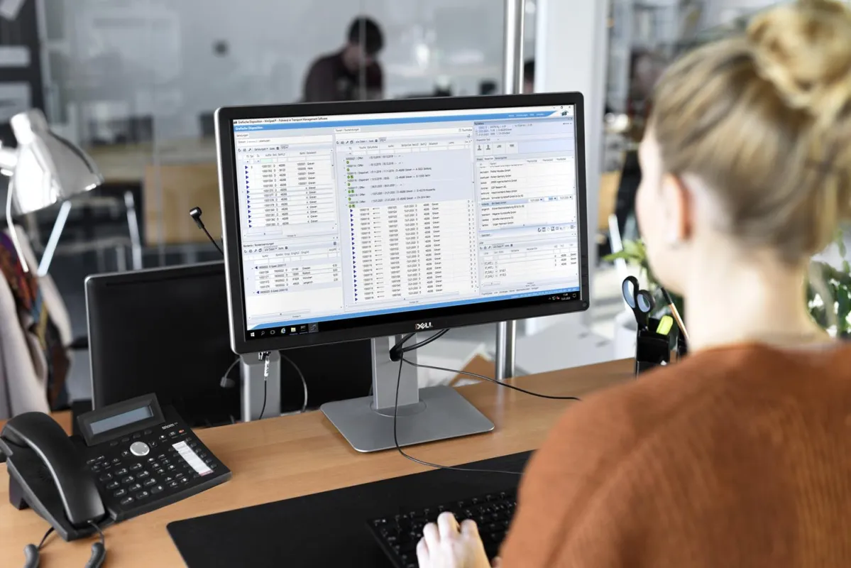 Die Grafische Disposition der Speditionssoftware WinSped. (Foto: LIS AG)