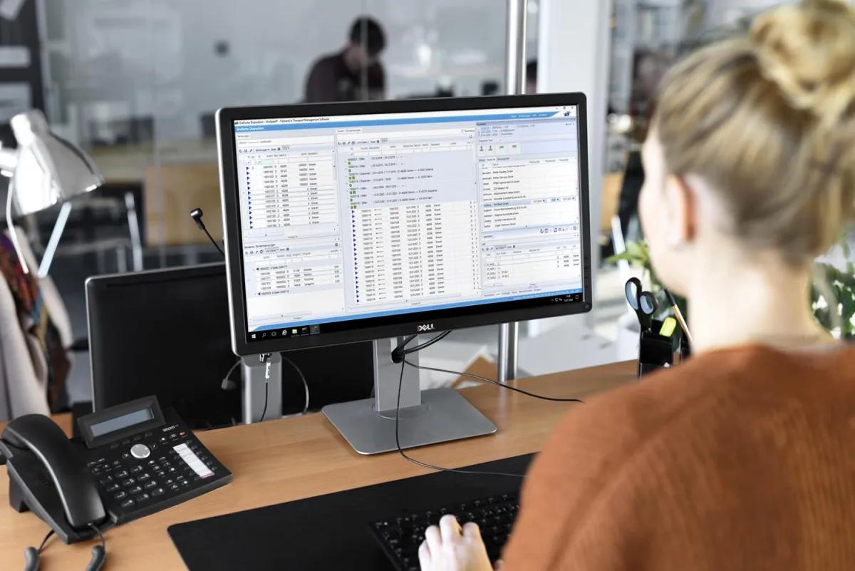 Die Grafische Disposition der Speditionssoftware WinSped. (Foto: LIS AG)