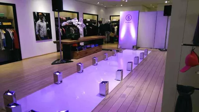 Bild: Auf dem Laufsteg: BRAND-L begleitet Roadshow von BOGNER