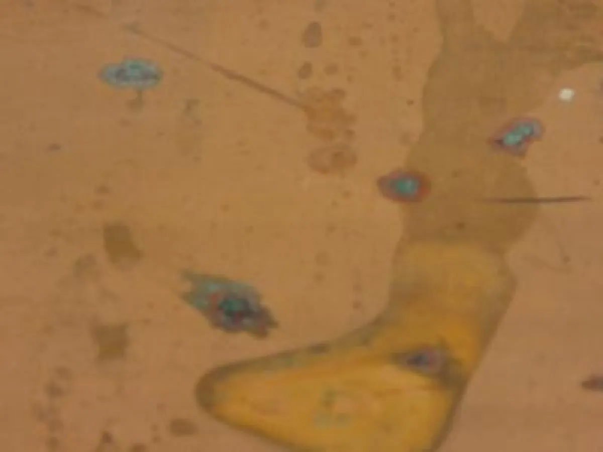 Grünspan auf Kupfer