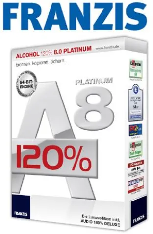 Bild: Franzis Alcohol 120% erhält Silber bei Leserwahl „Software des Jahres 2010“