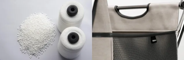 Bild: Durch das Upcycling von Flaschen produziert Simplehuman hochwertige Haushalthelfer und 76 %* weniger CO2