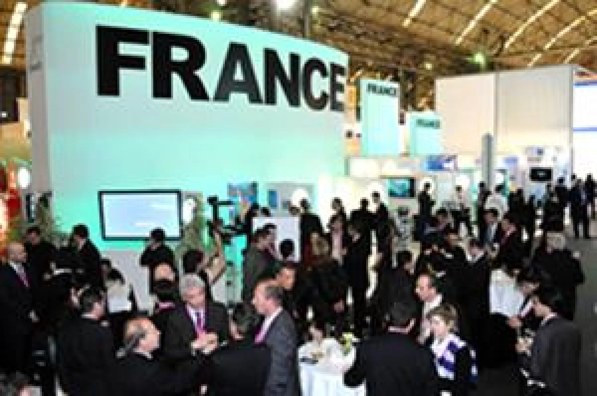 Auf dem Gemeinschaftsstand der Exportförderungsgesellschaft Ubifrance stellen französische Unternehmen ihre Neuheiten.