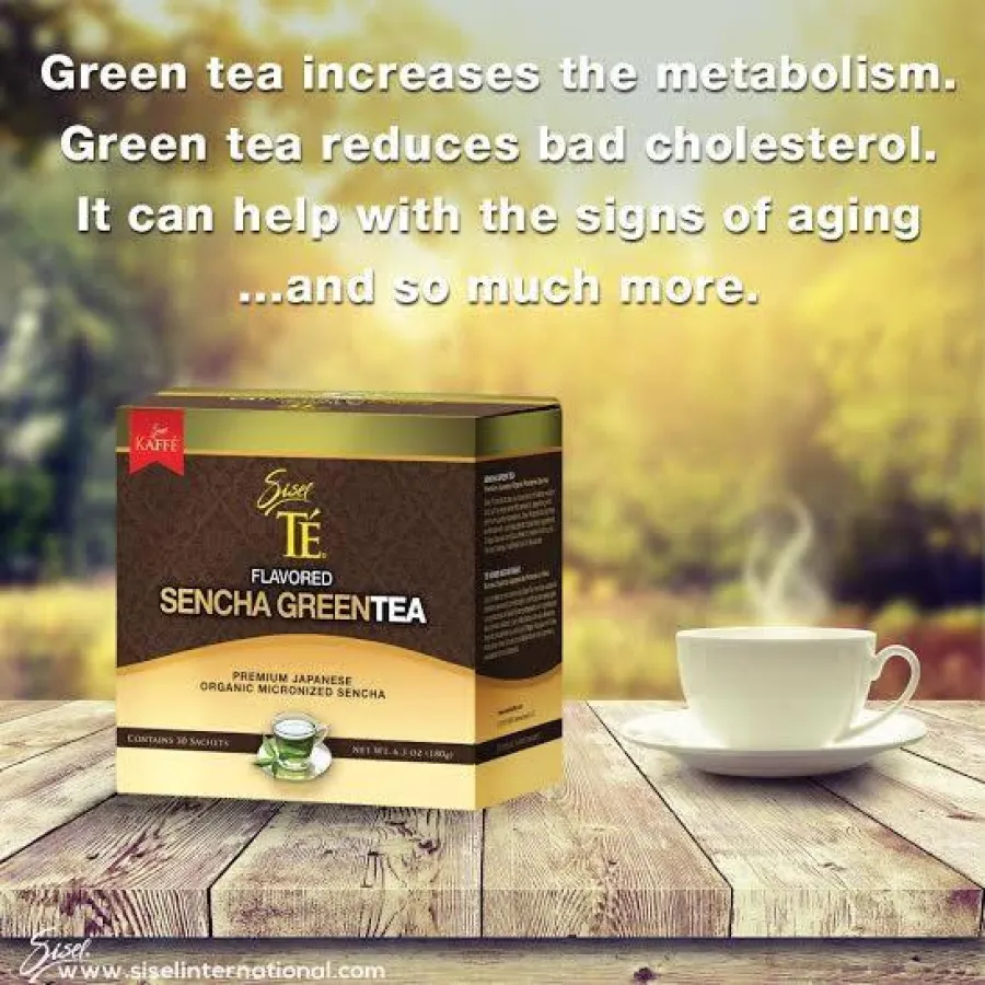 Grüner Tee hat viele gesundheitliche Vorteile und Sencha-Tee von Sisel schmeckt einfach nur 