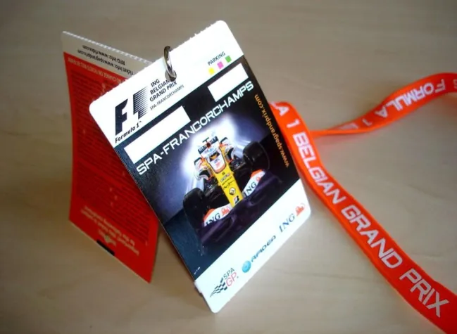 Bild: Formel -1- Tickets von GERA-IDENT