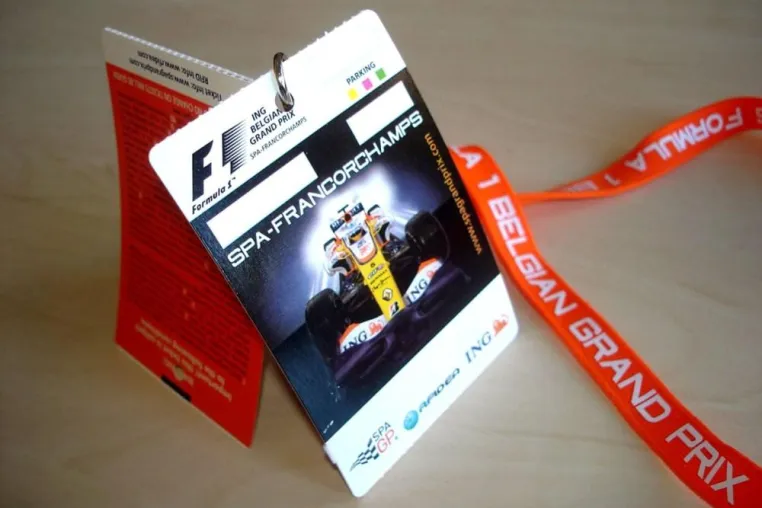 Bild: Formel -1- Tickets von GERA-IDENT