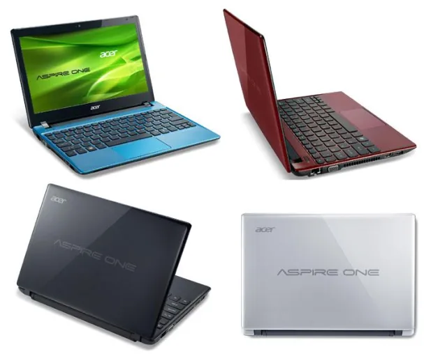 Bild: Acer Aspire One 756: Multimedia-Erlebnis in vier neuen Designs