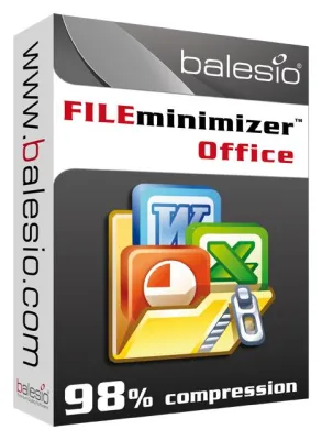Bild: balesio’s neuer FILEminimizer™ Office verkleinert ab sofort alle Office-Dateien um bis zu 98 %