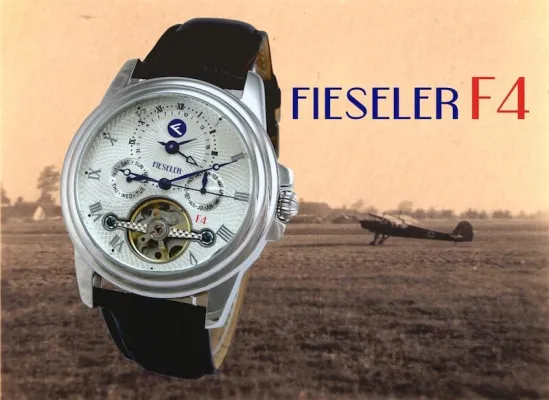 Bild: Luftfahrtgeschichte für das Handgelenk / Fieseler liefert den limitierten Zeitmesser F4 aus