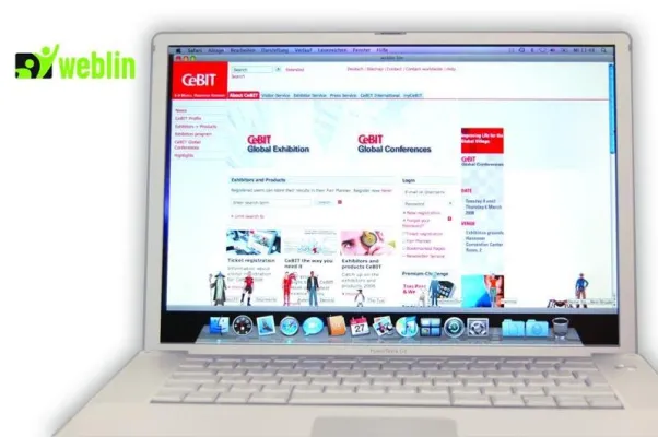 Bild: Kommunikation leicht gemacht - weblin präsentiert lite-Version auf der CeBIT 2008