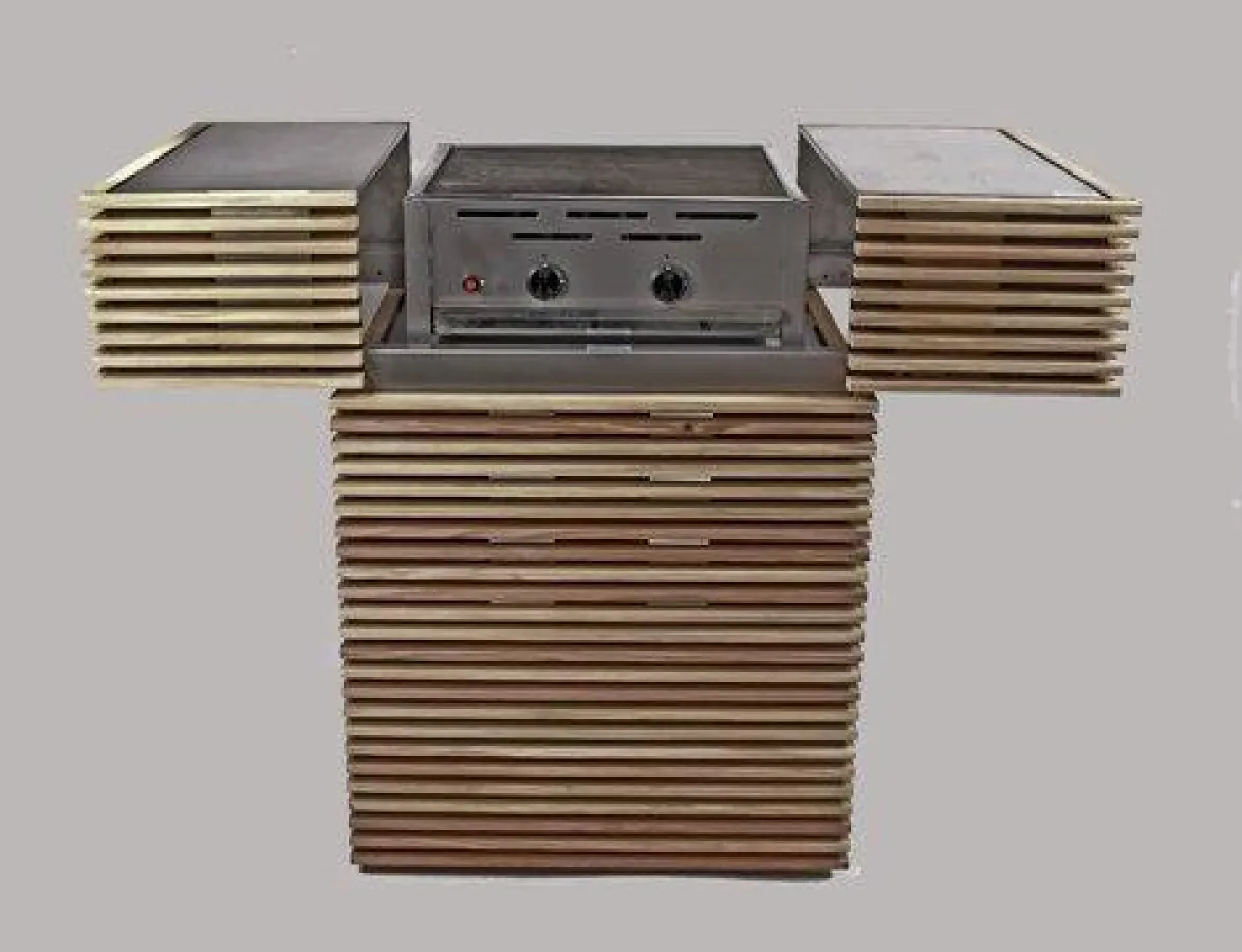 Innovative Grillbox der Schreinerei Lenz aus Frankfurt