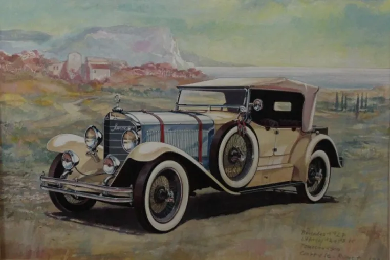 Bild: Stilechte Oldtimer im Wäscherschloss