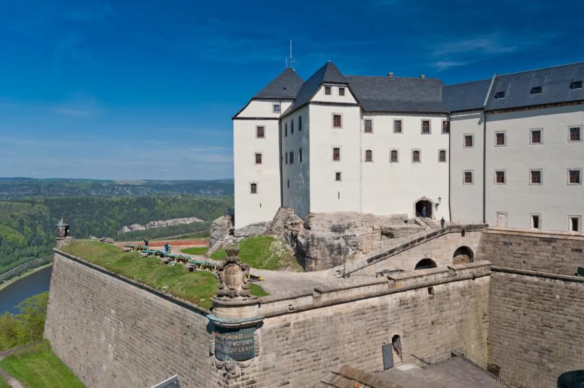Festung Königstein im Elbsandsteingebirge, Sachsen, Foto: Sebastian Thiel