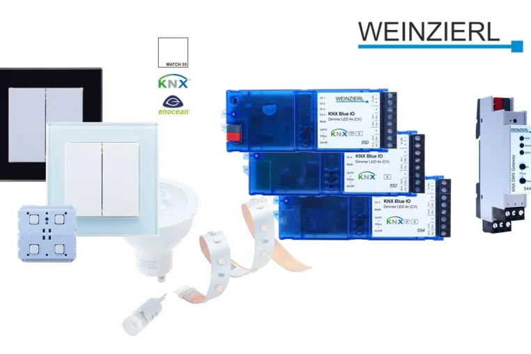 Bild: Es werde smartes Licht : Weinzierl stellt neue Lösungen für Dimmen und Beleuchtung vor