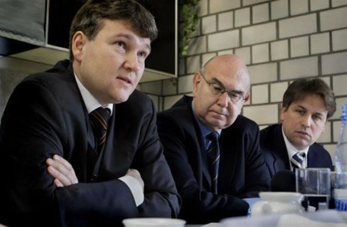 Von links nach rechts: Dr. Klaus Eichenberg, Dr. Christian Patermann, Dr. Klaus Vogt