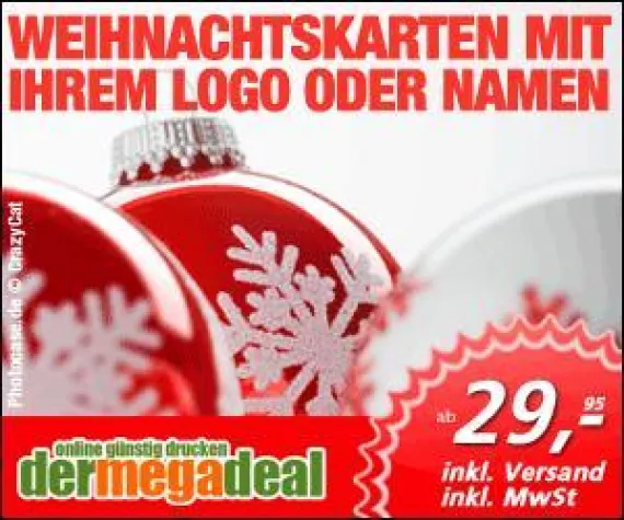 Bild: Jetzt noch schnell Weihnachtsgrüße versenden