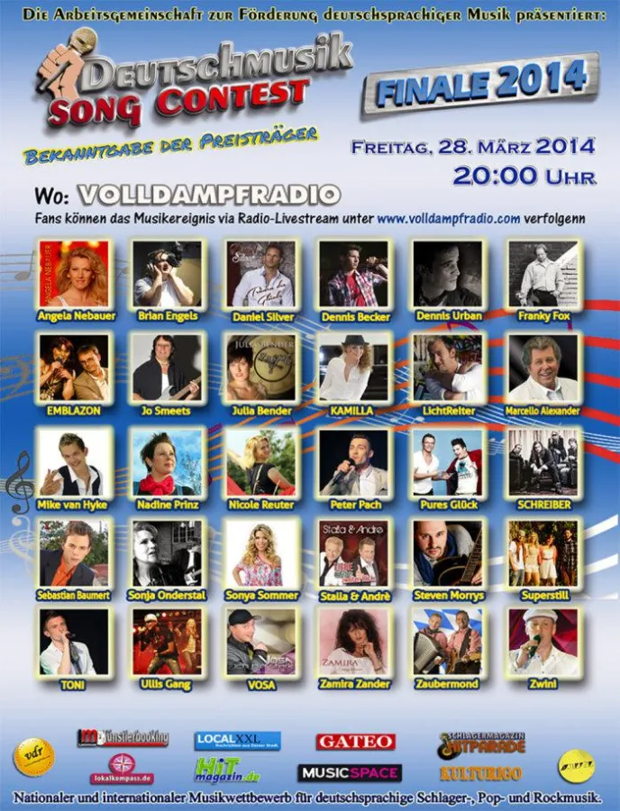 Deutschmusik Song Contest - Finale 2014