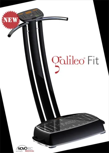 Bild: Der neue GALILEO® Vibrationstrainer auf der FIBO 2009
