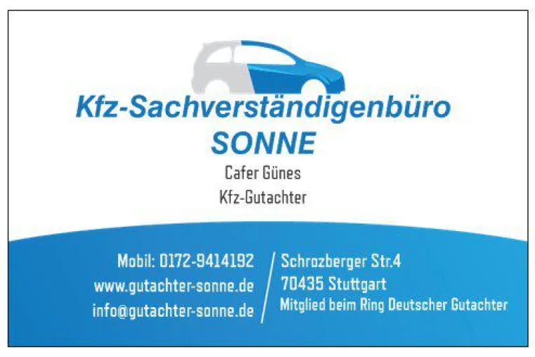 KFZ Sachverständigenbüro Sonne sieht das Jahr 2017 als Herausforderung an Bild: KFZ Sachverständigenbüro Sonne sieht das Jahr 2017 als Herausforderung an