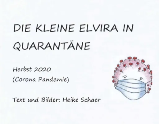 Bild: Die kleine Elvira in Quarantäne - Unterstützung beim Umgang mit Corona.