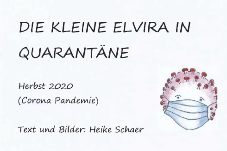 Bild: Die kleine Elvira in Quarantäne - Unterstützung beim Umgang mit Corona.