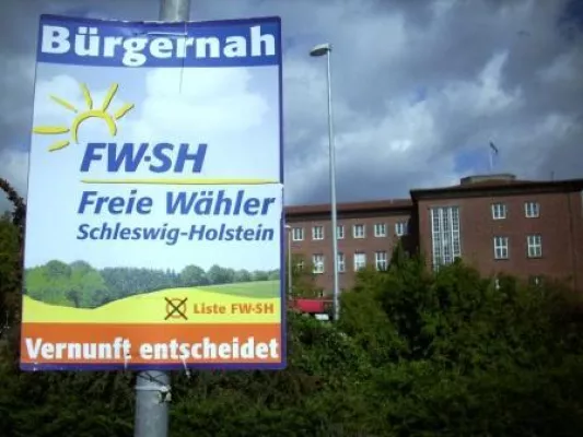 Bild: FREIE WÄHLER (FW-SH) zum Wahlkampf-Endspurt - „Lagerdenken überwinden - unabhängige Kandidaten ins Parlament“