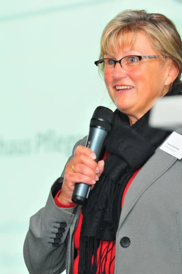 Therese Kastenhuber bei der Preisverleihung in München