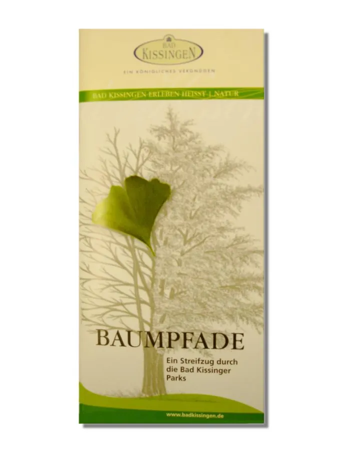 Das Baumpfadtaschenbuch zeigt verborgene Highlights in den Bad Kissinger Parks
