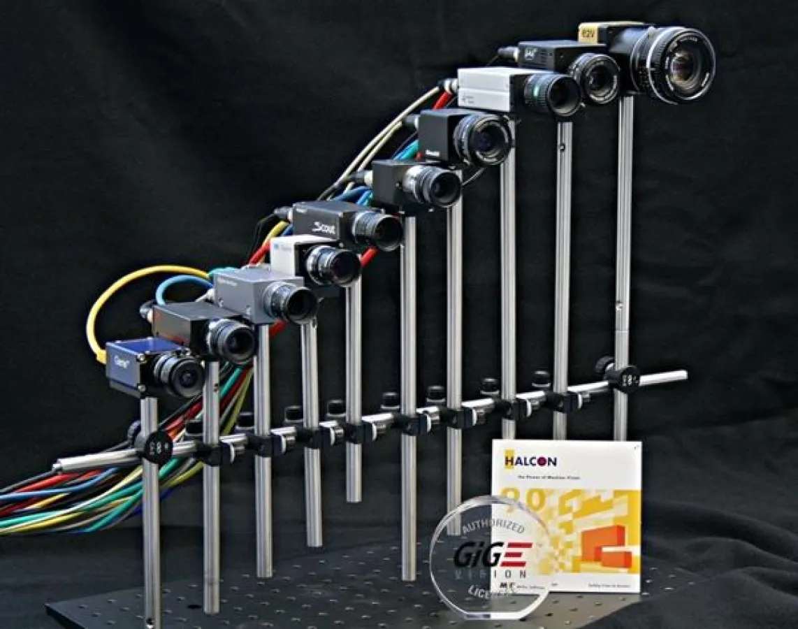 Kompatibel zu allen GigE Vision-Kameras: Das neue HALCON-Interface läuft sicher und problemlos mit jeder GigE Vision-Hardware.