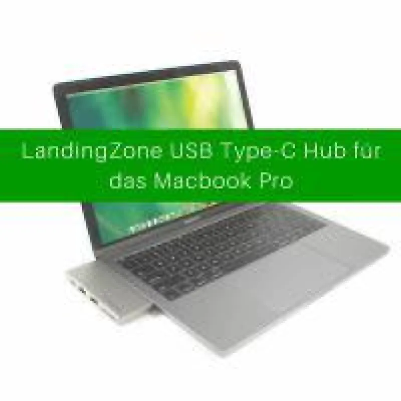 Das Hub macht im Handumdrehen aus zwei Ports sechs: USB Type-A und -C, HDMI sowie einen SD-Karten Slot.