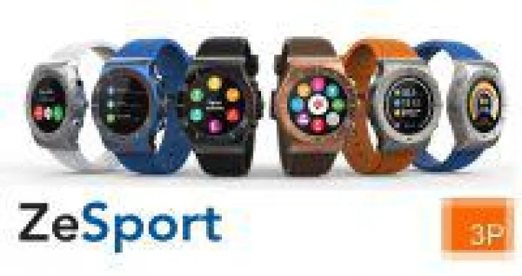 Bild: 3P bringt erste Multisport GPS Smartwatch von MyKronoz - ZeSport