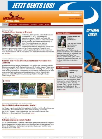 Bild: LOKALMATADOR.DE ist da