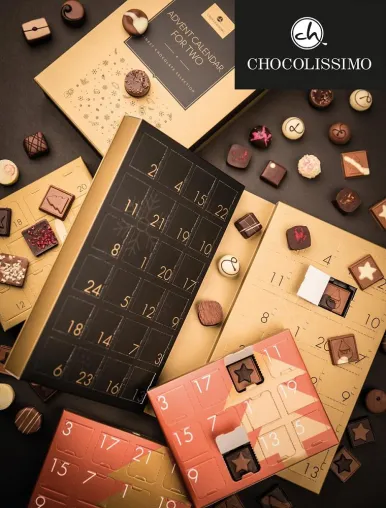 Bild: Adventskalender von CHOCOLISSIMO versüßen das Warten auf Weihnachten