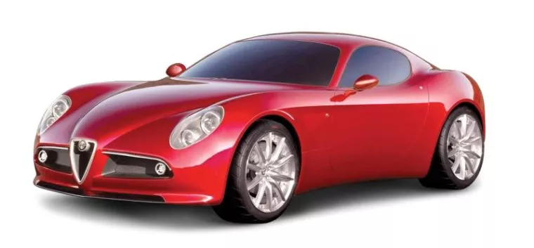 Bild: Heiße Weihnachten: BBurago präsentiert Italienischen Edel-Flitzer Alfa Romeo 8C Competizione in 1:18