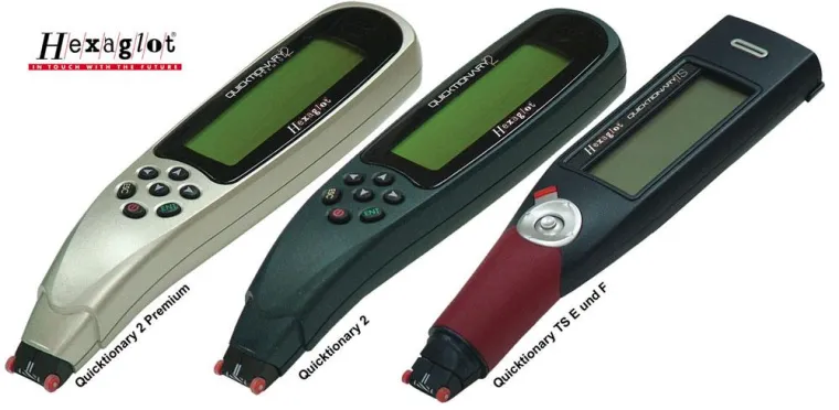 Die QUICKTIONARY Serie von Hexaglot - Scanner und Übersetzer im Pocketformat Bild: Die QUICKTIONARY Serie von Hexaglot - Scanner und Übersetzer im Pocketformat