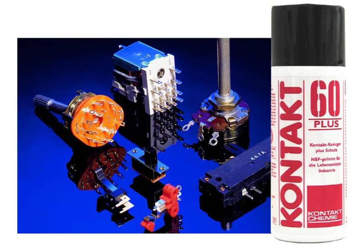 Mit seiner Kombinationswirkung fügt sich KONTAKT 60 Plus optimal in die Kontakt Chemie Produktpalette ein.