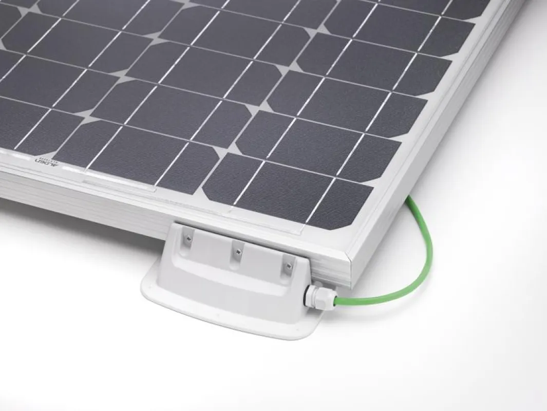 FROLI_Halterung mit montiertem Solarmodul
