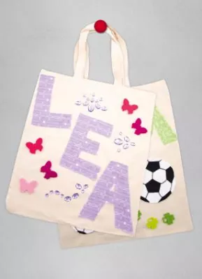 Bild: Basteltipp: Jutebeutel kreativ verzieren